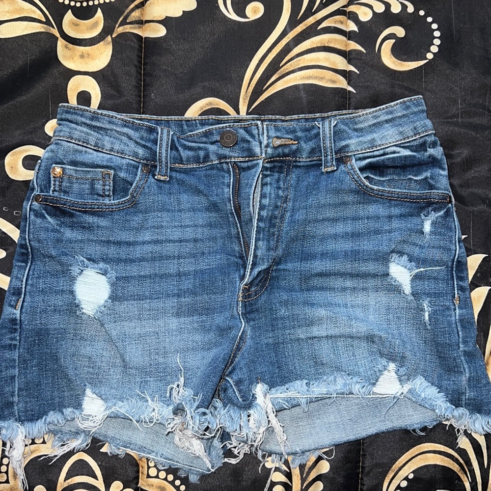 Denim shorts